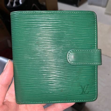 green shiny louis vuitton wallet|LOUIS VUITTON.